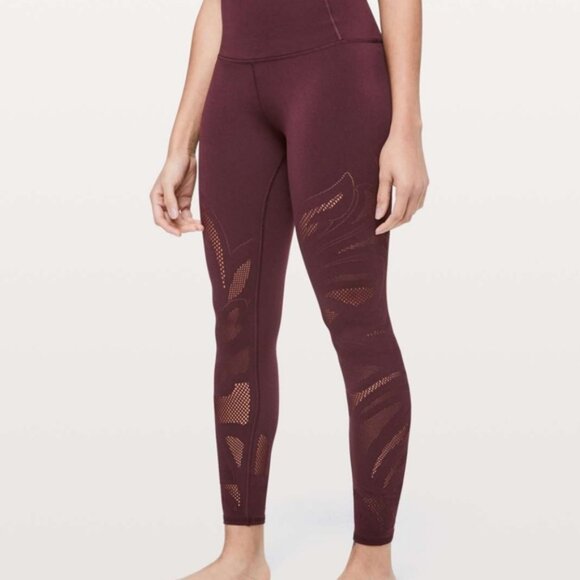 Lululemon Reveal Tight *En Avante 26"Dark Adobe - Picture 4 of 10